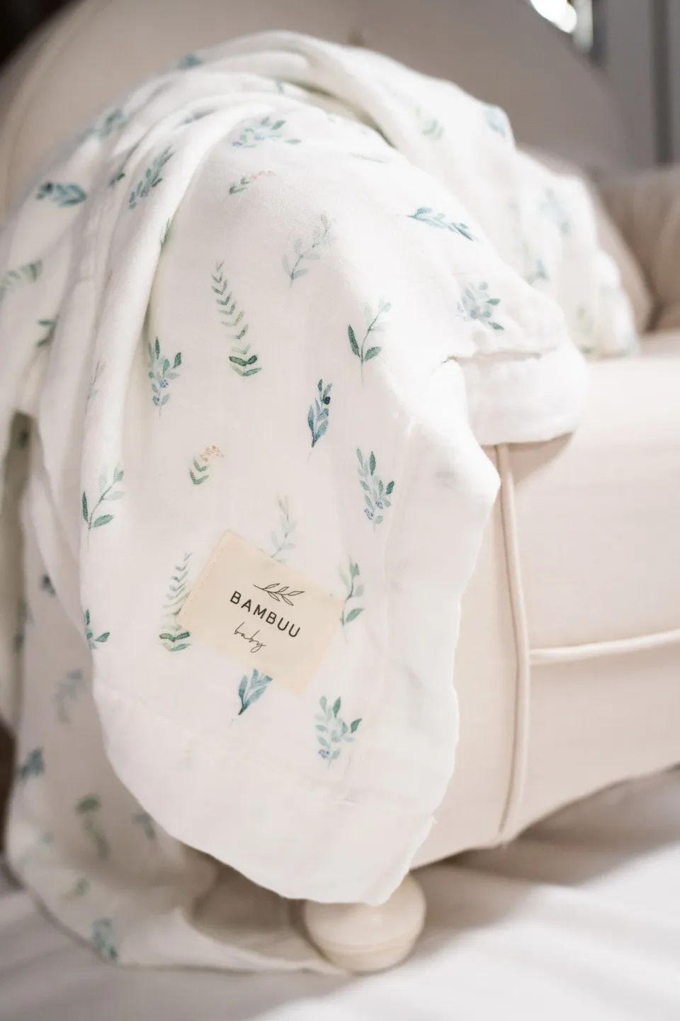 100% Bamboo Blanket- Botanical