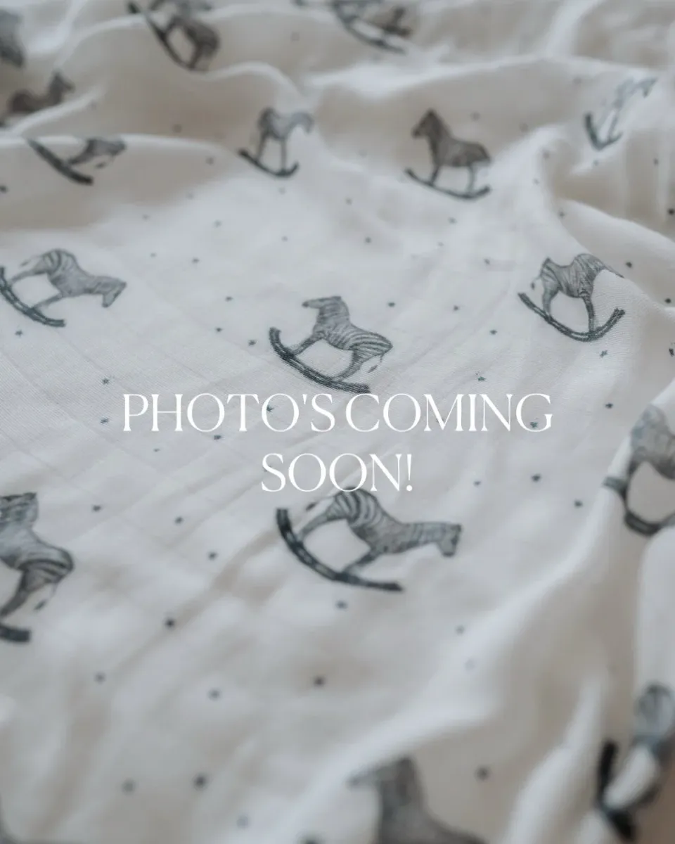 Fitted Cot Sheet - Rocking Zebra