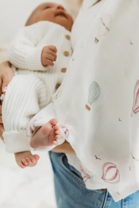 100% Bamboo Swaddle - Hot Air Balloon – photo 2