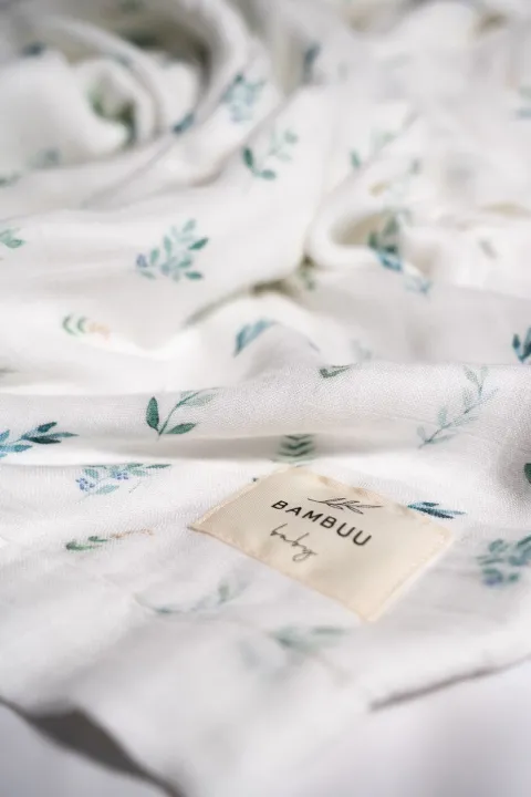 100% Bamboo Blanket- Botanical – photo 3