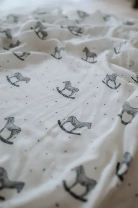 100% Bamboo Blanket - Rocking Zebra – photo 3