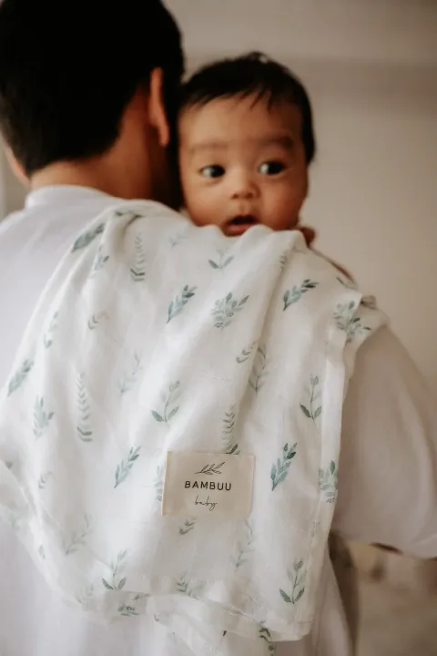 100% Bamboo Swaddle - Botanical – photo 2