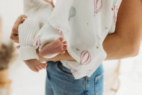 100% Bamboo Swaddle - Hot Air Balloon – photo 4