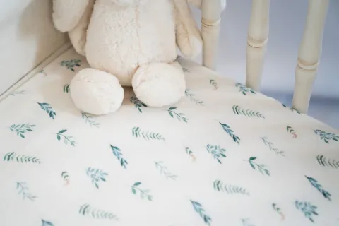 Fitted Cot Sheet - Botanical – photo 2